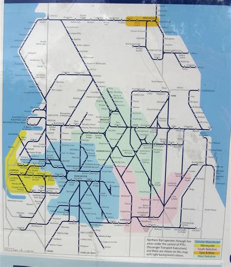 Northern Trains rail maps