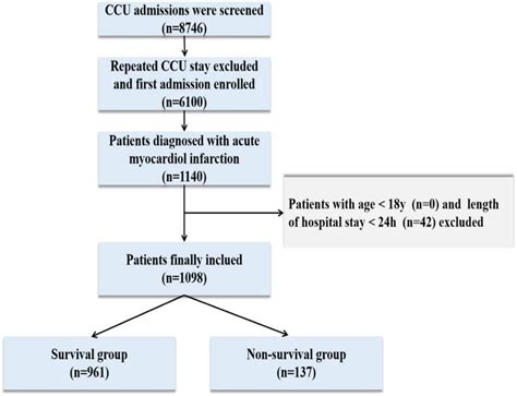 Flowchart of the study cohort. CCU, coronary care unit. | Download ...