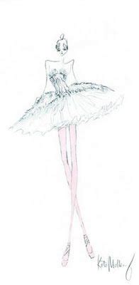 One of Rodarte's costume sketches for "Black Swan" Dance Recital ...