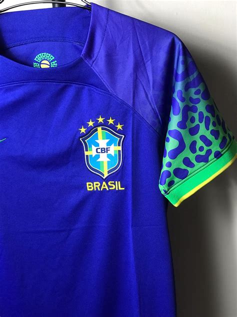 Brazil World Cup Away Jersey 22-23 Fan Version Club Jerseys ...