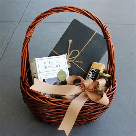 Gift 4 Option B - Basket Cheese Slate Gift | Corporate gift baskets, Corporate gifts, Thank you ...