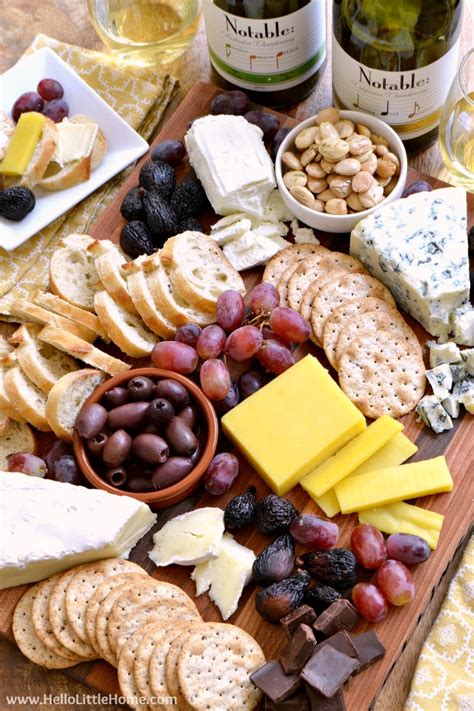 How to Arrange an Easy Cheese Plate - Hello Little Home