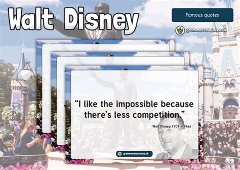 History - Walt Disney Famous Quotes Pack - Grammarsaurus