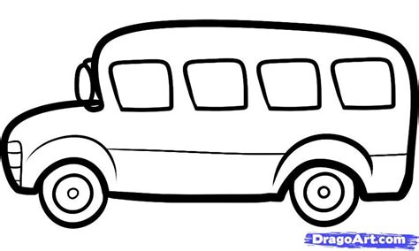 how to draw a bus for kids step 5 | Camion dibujo, Autobús escolar ...