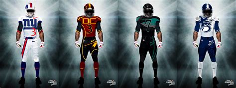 Mr. Design Junkie All 32 NFL Team's Uniforms Redesigned