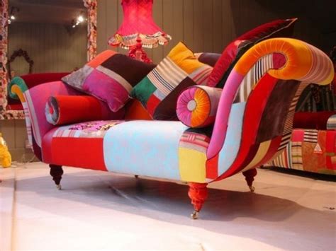 Cute and colorful chaise lounge | Home Furniture | Pinterest