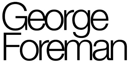 George Foreman | Sherwoods