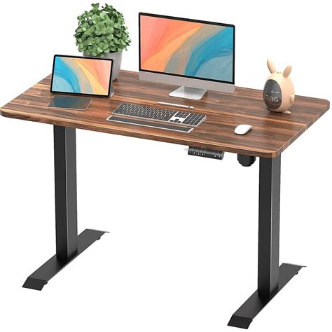 Walnew Office Desk Electric Standing Desk with Height Adjustable Computer Stand Up Table Home ...