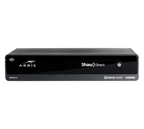 Set top box and PVR Upgrade | Shaw Direct