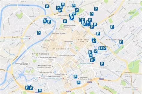 Fifty places to park near Manchester city centre for £5 or less ...