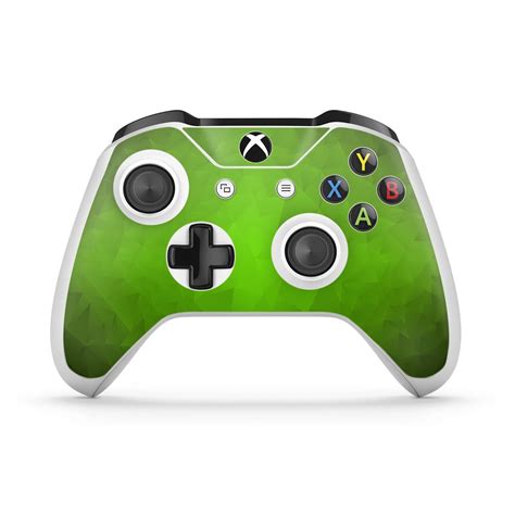 Polygonized Green Xbox One S Controller Skin | Xbox one s, Xbox ...