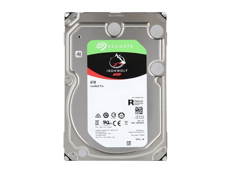 Seagate IronWolf Pro 6TB NAS Hard Drive 7200 RPM 256MB Cache SATA 6.0Gb ...