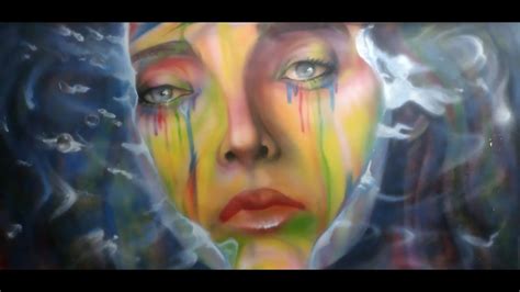 Airbrush painting time lapse - YouTube