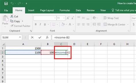 How To Create Formulas On Excel Spreadsheet - Image to u