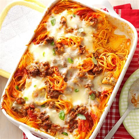 Favorite Baked Spaghetti Recipe: How to Make It | Taste of Home