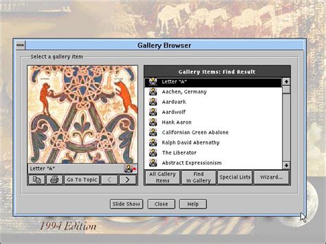 Microsoft Encarta '94 Download (1993 Educational Game)