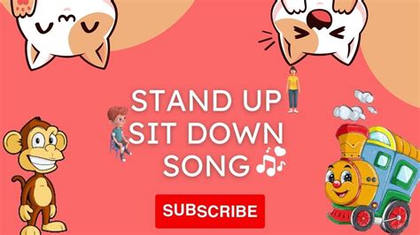 stand up sit down song | sit down stand up song | stand up sit down | Child learning factory ...