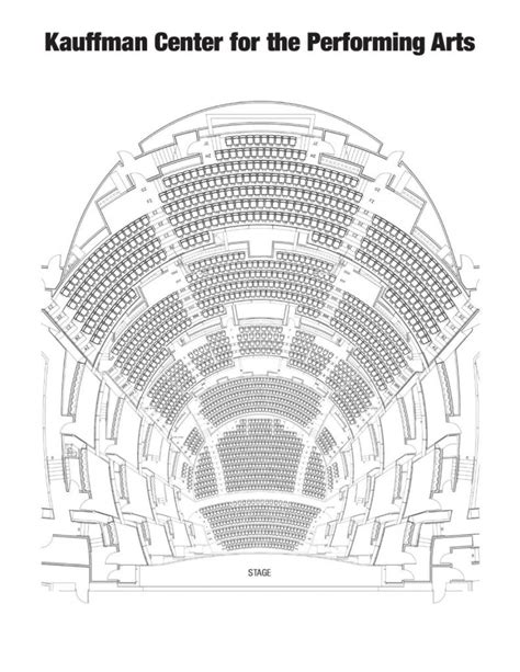 kauffman seating chart