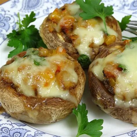 Oven-Baked Stuffed Mushrooms Recipe – MY EDIBLE FOOD