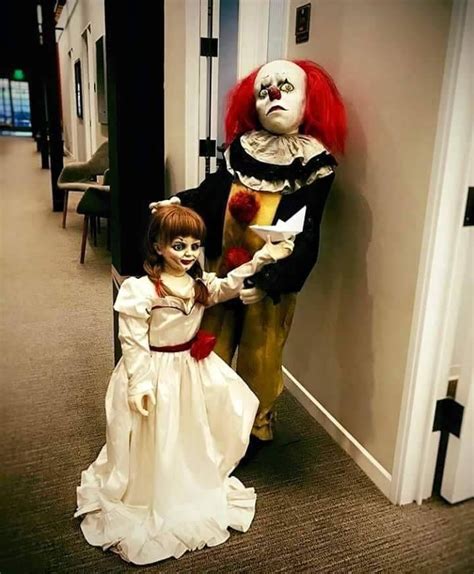 Create meme "scary doll Annabelle, the curse of Annabelle the doll, the ...