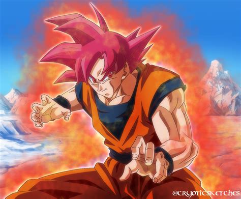 GOD GOKU by sketchyeddie123 on DeviantArt