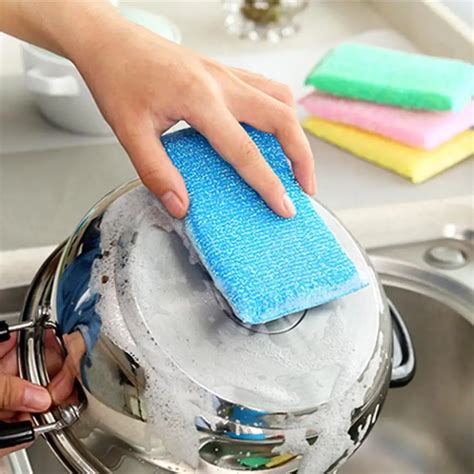 Aliexpress.com : Buy 1PCS/4Pcs Kitchen Cleaning Sponges Universal Sponge Brush Set Kitchen ...