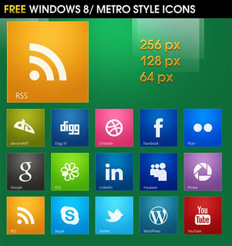 18 Windows 8 Style Icons Images - Windows 8 Metro Icons, Windows 8 ...