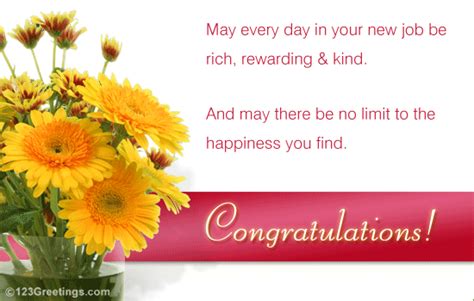 New Job Congrats... Free New Job eCards, Greeting Cards | 123 Greetings