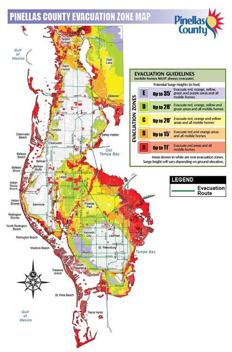 Pinellas County Map With Cities