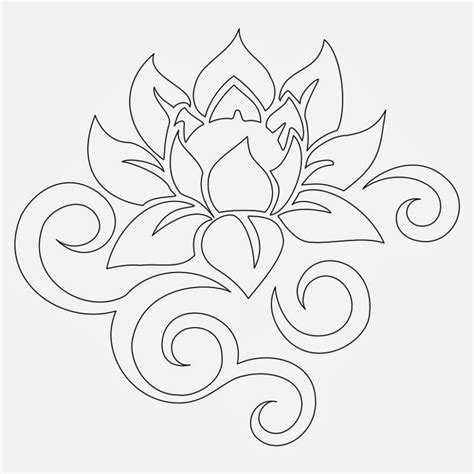 Tattoos Book: +2510 FREE Printable Tattoo Stencils: Lotus tattoo stencils