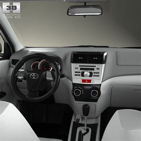 Interior Toyota Avanza 3d Model