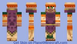 Desert Villager Cleric Minecraft Skin