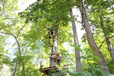 zipline obstacle course. – gentino family