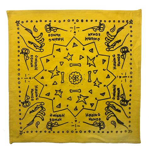 Yellow Bandana W/ Black Print – Shane Lowry