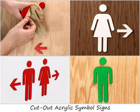 Restroom Signs - 500+ Stock & Custom ADA Bathroom Signs