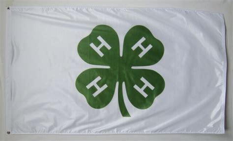 4 H Club Flag 3' X 5' Indoor Outdoor AG Banner (New Heavy Weight ...