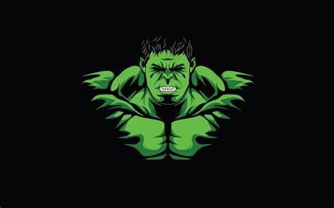 Minimalist Hulk Wallpapers - Top Free Minimalist Hulk Backgrounds - WallpaperAccess