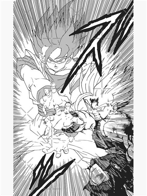 "Dragon Ball Z Father Son Kamehameha Goku and Gohan Manga Panel" Photographic Print for Sale by ...