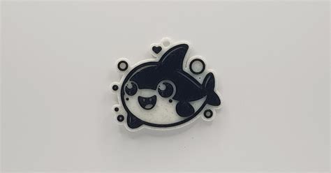 Cute Shark Keychain by FC2M3D | Download free STL model | Printables.com