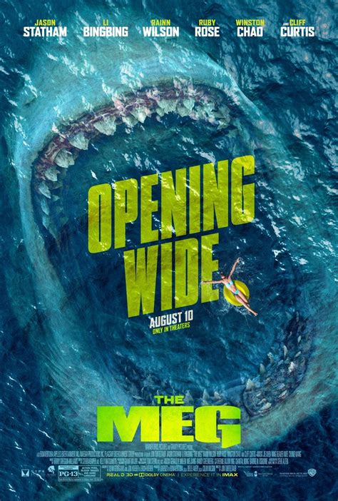 Open Wide For the New Trailer and Poster For Jason Statham's Giant Shark Action Film THE MEG ...