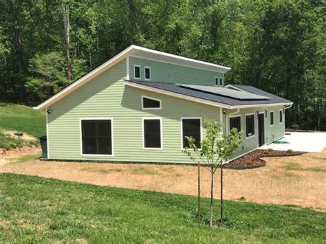 Panelized Home: An Innovative Prefab in North Carolina | Prefab, Passive solar design, Solar design