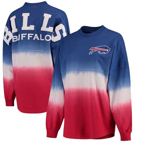 Buffalo Bills NFL Pro Line by Fanatics Branded Women's Spirit Jersey Long Sleeve T-Shirt - Royal ...