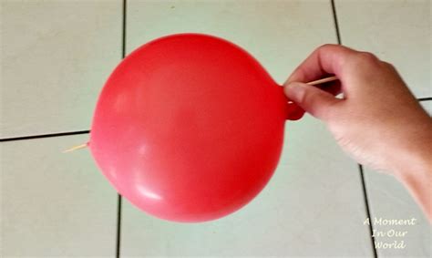 Skewer Through a Balloon Science Experiment - Simple Living. Creative ...