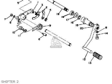 Yamaha RD400 1976 USA parts lists and schematics