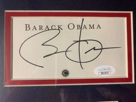 Barack Obama Autograph Signed President Cut Auto Collage black | Etsy