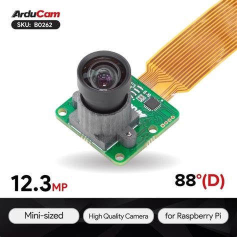 Arducam 12MP IMX477 Mini High Quality Camera Module | Buy in Australia | AC-B0262 | Core Electronics