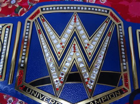 NEW WWE Blue Universal Championship Belt Adult Size Wrestling | Etsy