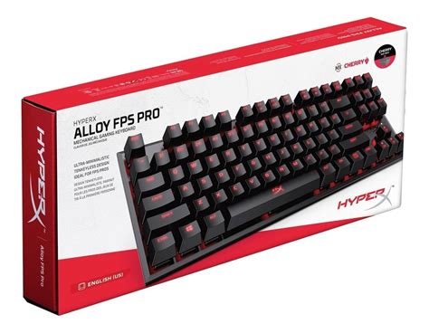 TECLADO MECÁNICO KINGSTON HYPERX ALLOY FPS PRO RED INGLÉS (HX-KB4RD1-US/R2) | NTPeru