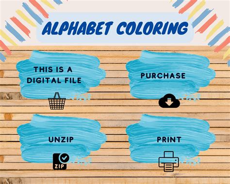 Alphabet Coloring / Alphabet Coloring Printable / Alphabet Coloring Pages / Preschool Coloring ...