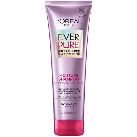 L'Oreal Paris Moisture Sulfate Free Shampoo for Dry Hair, EverPure, 8.5 fl. oz. - Walmart.com ...